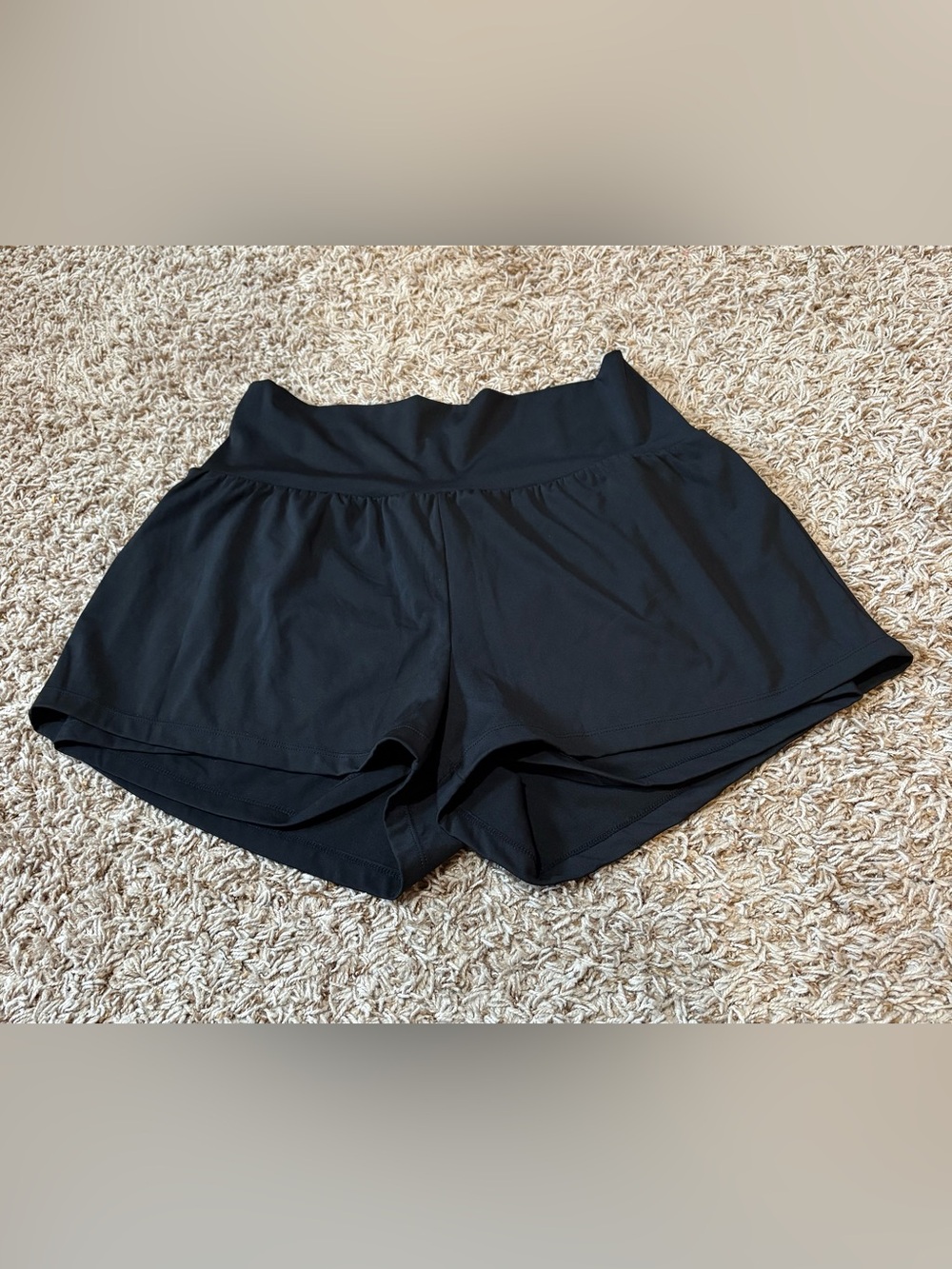 Halara SoftlyZero Airy Super High Waisted 2-1 shorts Womens size large NWT!!!